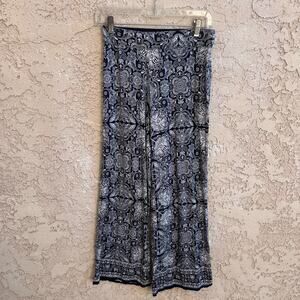 Max Edition Paisley Stretch Casual Pants Size Petite Small